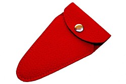Чехол для маникюрных инструментов кожаный b0002 red